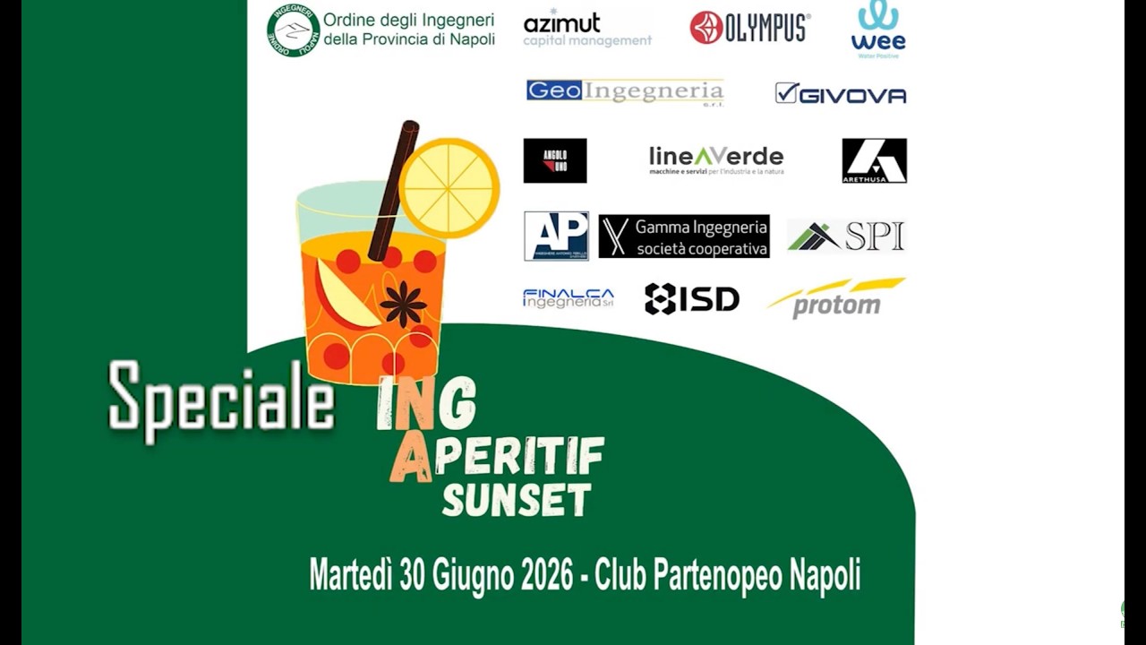 Speciale video ING APERITIF SUNSET_30 giugno 2026