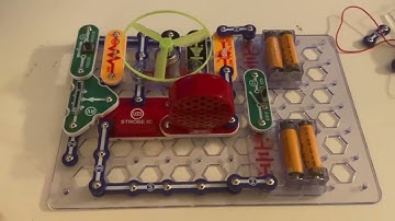 Snap Circuits Mega: Triple Strobe, Sound, and Fan
