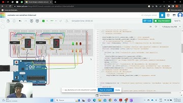 semaforo con contador decreciente usando un arduino.
