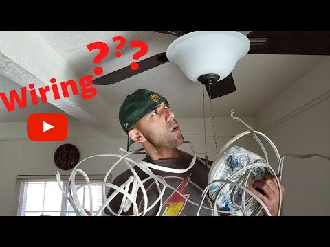 Installing A Ceiling Fan With No Preexisting Wiring