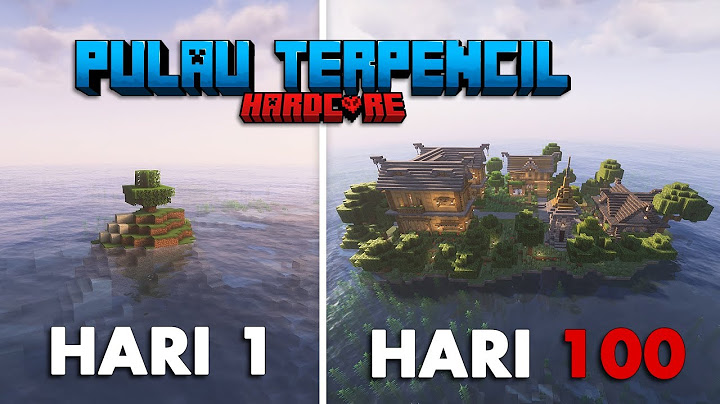 100 Hari Minecraft Hardcore Pulau Terpencil