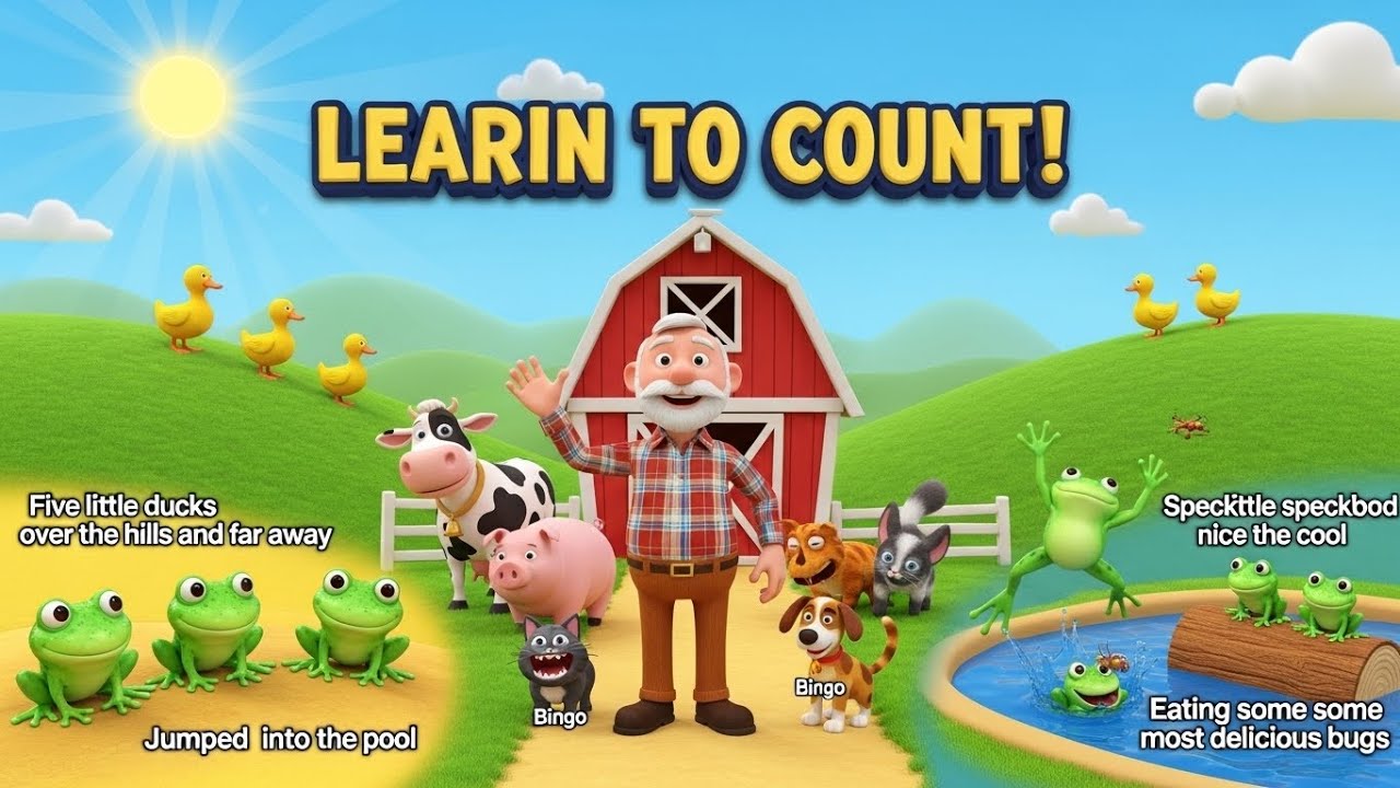 Old MacDonald’s Counting Farm.mp4Nursery Rhymes by Twinkle Little Songs