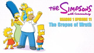 The Simpsons with Commentary Season 1 Episode 11 - The Crepes of Wrath