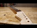 My CNC Fretboard Process | Fusion360 and Mach 3 | Stratocaster Neck