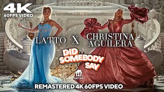 Latto & Christina Aguilera - Did Somebody Say (Just Eat Commercial) [Remastered 4K 60FPS Video]