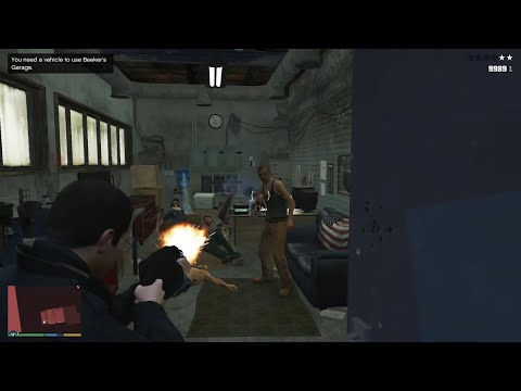 GTA 5 - Paleto Bay Beeker's Garage Shootout + Ten Star Escape [R.D.E. 4.0.4]