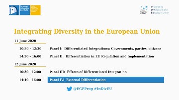 External Differentiation | InDivEU Mid-term Conference