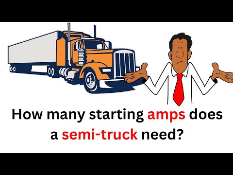 How Many Amps To Jump A Semi
