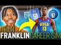 TRENT FRANKLIN CAREER SIMULATION IN NBA 2K22, FROM G LEAGUE TO MVP