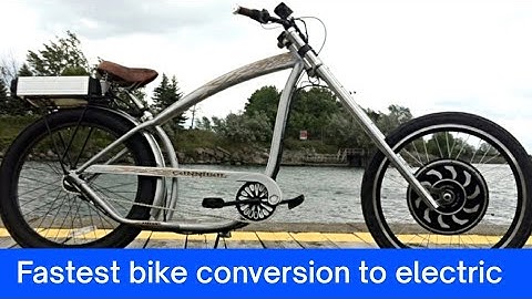 Easiest and Fastest Way to Convert your Bike to Electric