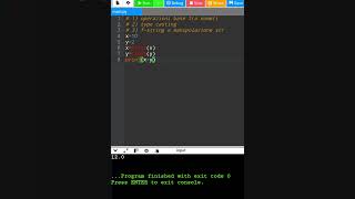 Python: operazioni base, type casting ed f-string