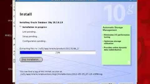 installation of Redhat and oracle on vmware