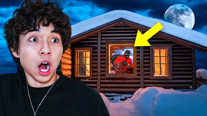 THIEF BREAKS INTO OUR SNOW CABIN...
