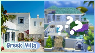 Greek Rentals | Sims 4 Speed Build | No CC