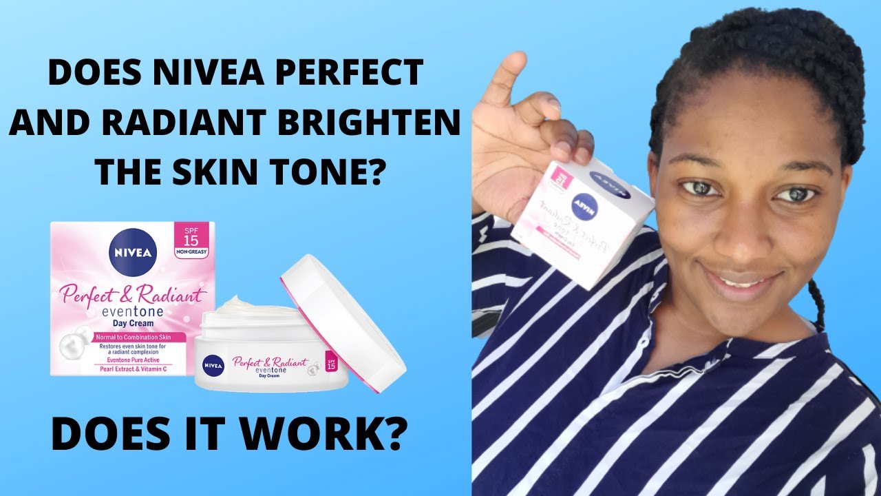 Nivea Perfect and Radiant Day Cream Review, Dark Spots, Brighter Skin Tone,  Did it Work? - YouTube