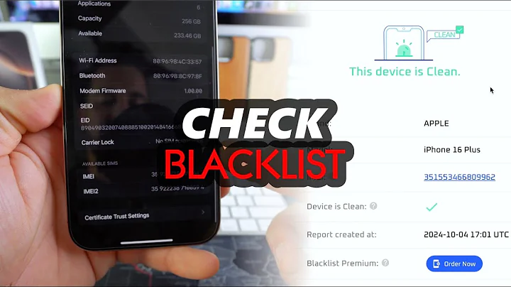 How To Check BLACKLIST Status iPhone 16 Pro Max