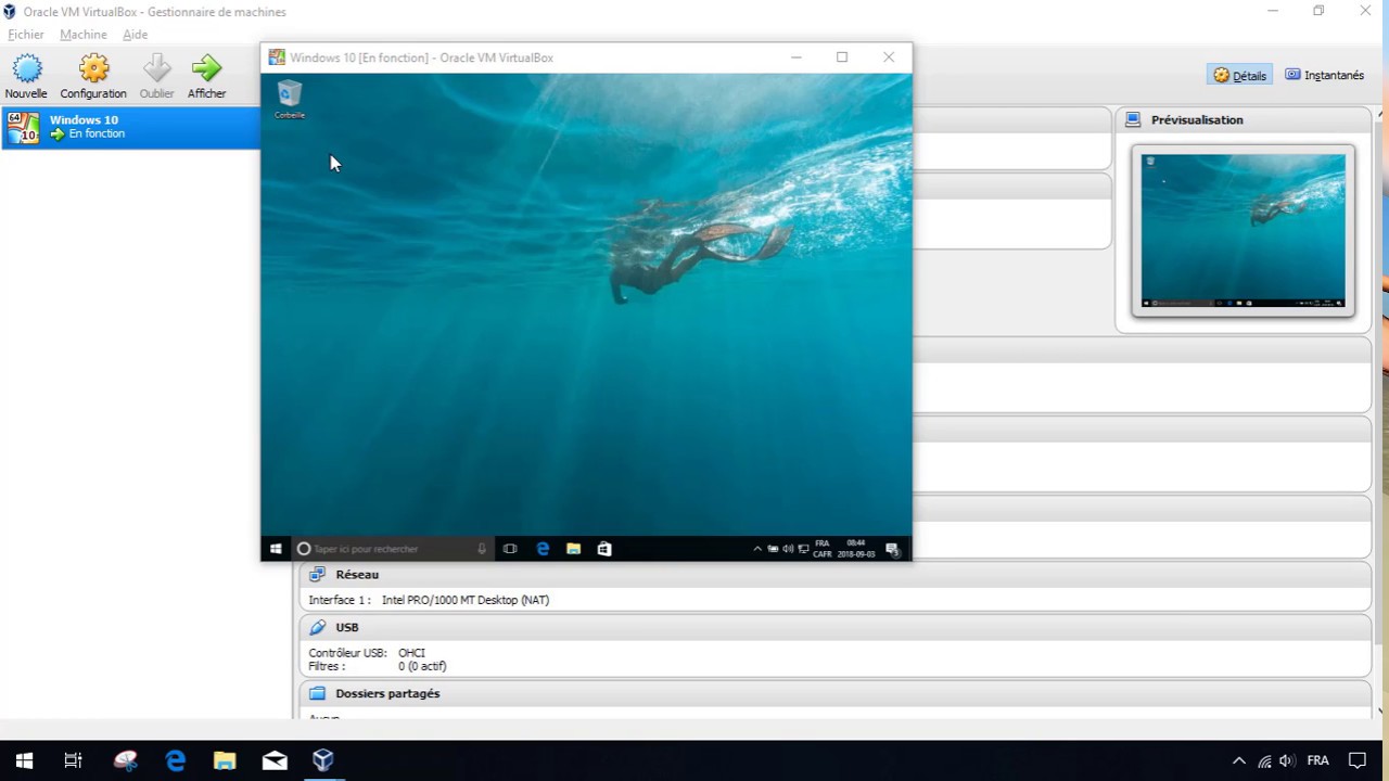 VirtualBox : Installer les « Additions invité »