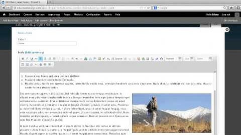 Drupal Tutorial - Using the WYSIWYG Editor by EDUCO Web Design