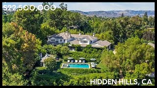 $22,500,000 LUXURY REAL ESTATE TOUR - HIDDEN HILLS, CA