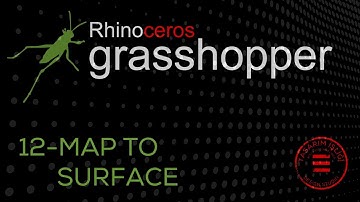 Grasshopper(Rhino) 12 - Map To Surface
