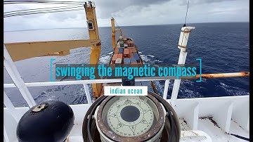 Swinging the Compass on a [Tiny] Containership