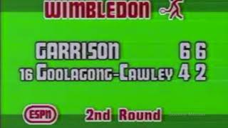 Zina Garrison Defeats Evonne Goolagong Cawley at Wimbledon June 6 1982
