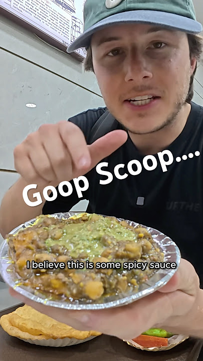 $1 goopy breakfast in India 🇮🇳 #india #streetfood