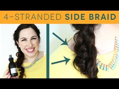 How To: 4-Strand Side Braid