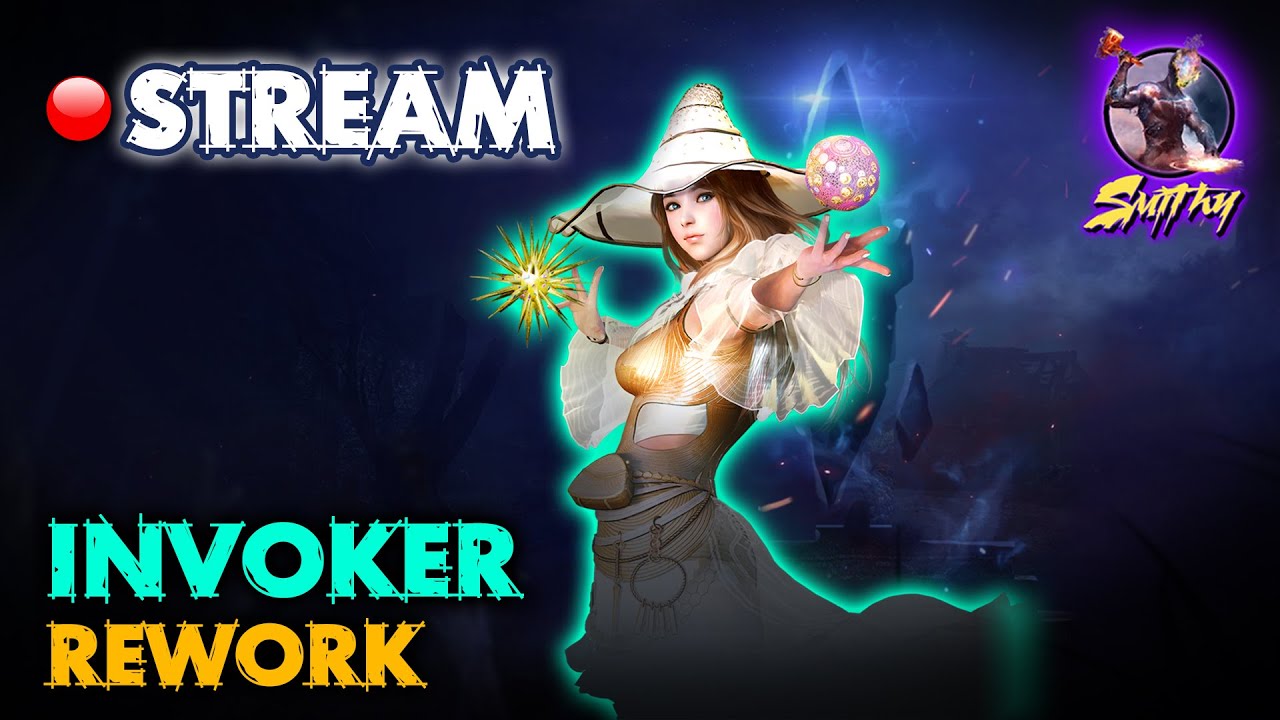 black desert witch awakening  Update 2022  🔴Invoker (Awakening Witch) Rework Stream - Black Desert Mobile Global