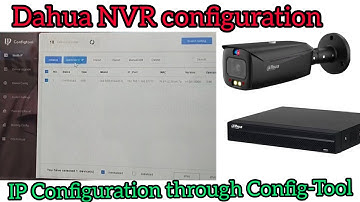 How to change IP address with IP config tool | How to configure Dahua NVR/Camera on Laptop/PC