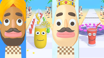 Sandwich Runner 🆚 Juice Run - All Level Gameplay Walkthrough (Android IOS) Ep - 14