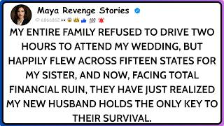 Full My Entire Family Skipped My Wedding But Flew 15 States For My Sister — They Regret It Now Update