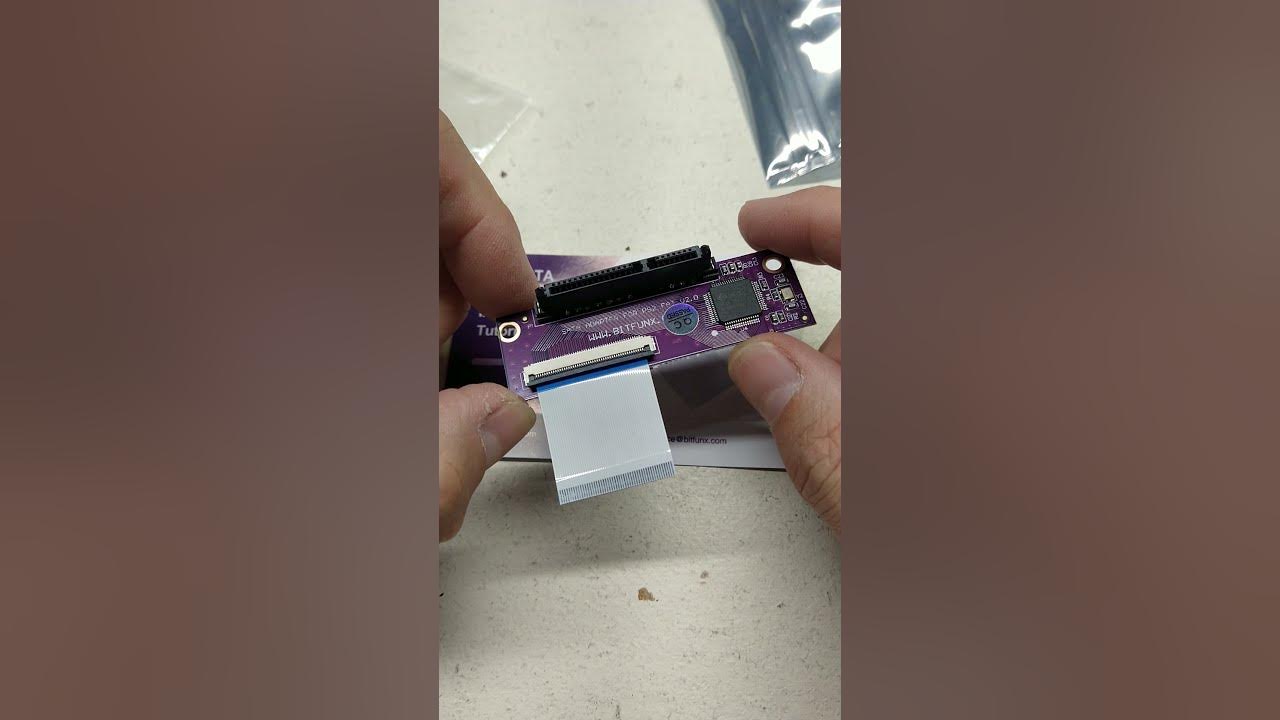 The PlayStation 2 Network adapter can be upgraded to use SATA