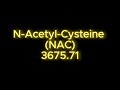N-Acetyl Cysteine (NAC) Frequency Sound Healing Rife Hz