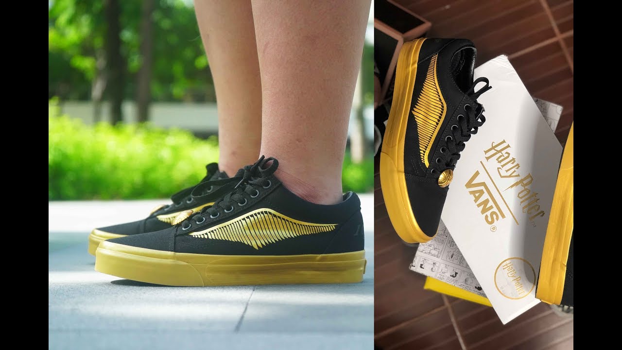 harry potter vans golden snitch