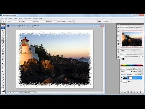 Photoshop tutorials | How to create photo frame in Photoshop