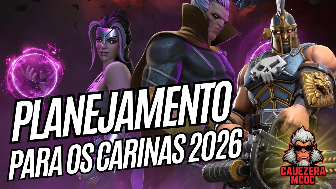 PLANEJAMENTO PARA OS DEAFIOS DA CARINA 2026 🤯🤯 | LIVE | Marvel Contest of Champions
