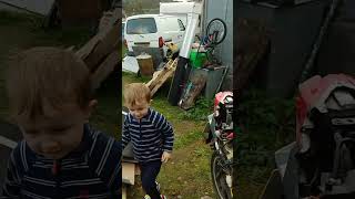 O shit the amount of motorcycles are growing another video for another day 😂😂 #motorcy #mopedarmy