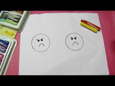 HOW TO DRAW ANGRY EMOJI