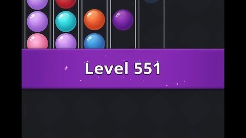 Color Bubble - Ball Sort Puz (Level 551)