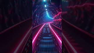 Neon tunnel track #videowallpaper Neon tunnel track #videowallpaper
