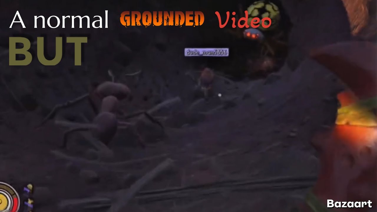 A normal Grounded video but we hate spiders