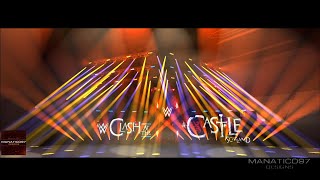 WWE Clash at the Castle Stage Reveal Pyro + Drew McIntyre Entrance Stage Lighting Animation