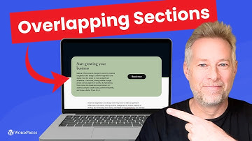How to create Overlapping Sections on a Website!