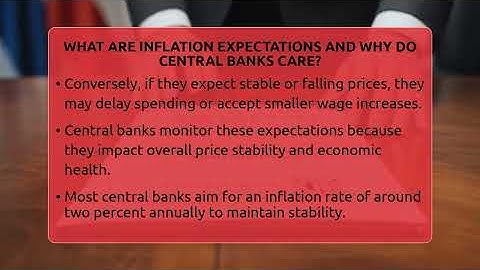 What Are Inflation Expectations And Why Do Central Banks Care? - Inflation Insight Channel