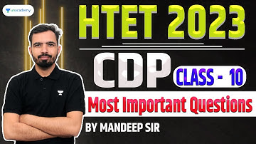 HTET 2023 CDP | Class 10 | Most Important Questions By Mandeep Godara Sir #htet