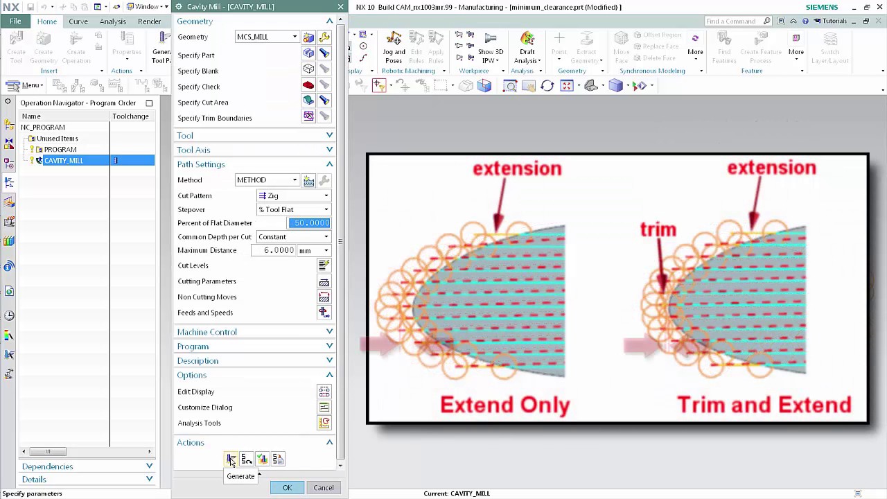 tecnomatix plant simulation software NX10.0.3 Minimum Clearance in Non Cutting Moves