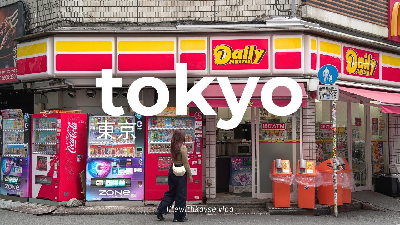 shopping trip in Tokyo, Japan 🇯🇵 | gachapon, pharmacy finds, good food & vibey cafes