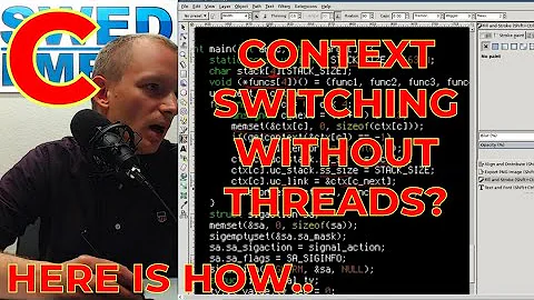 Learn C by example: How to context switch without threading library (makecontext, swapcontext)
