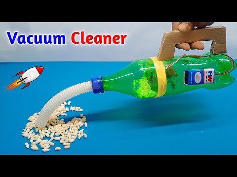 How to make vacuum cleaner for car at home || powerful vacuum cleaner for school project ||